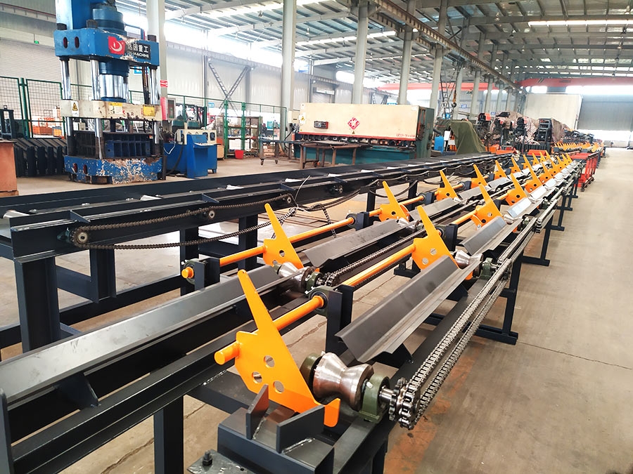 Sawing and threading production line